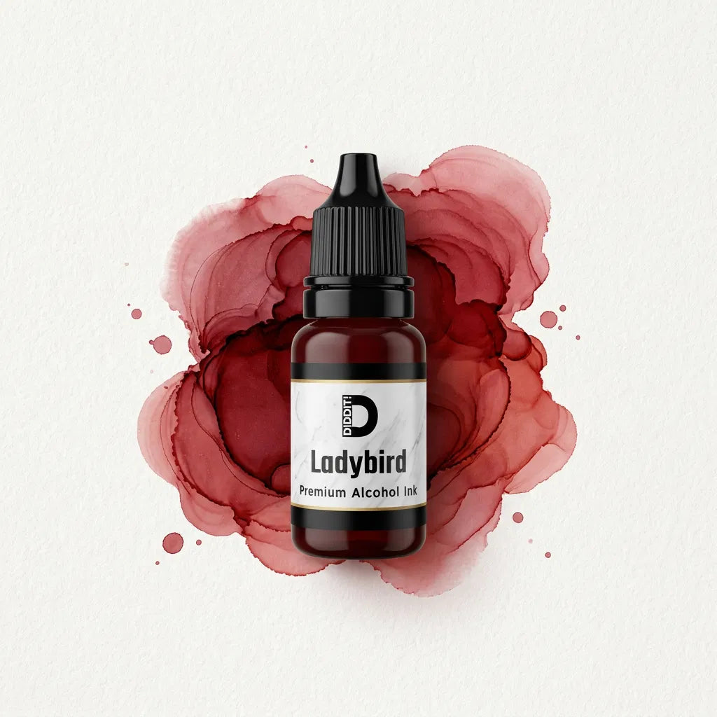 Diddit! Ladybird Red Alcohol Ink