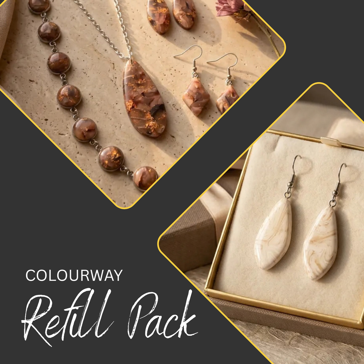 Mother of Pearl & Desert Onyx Clay & Colourway Refill Pack