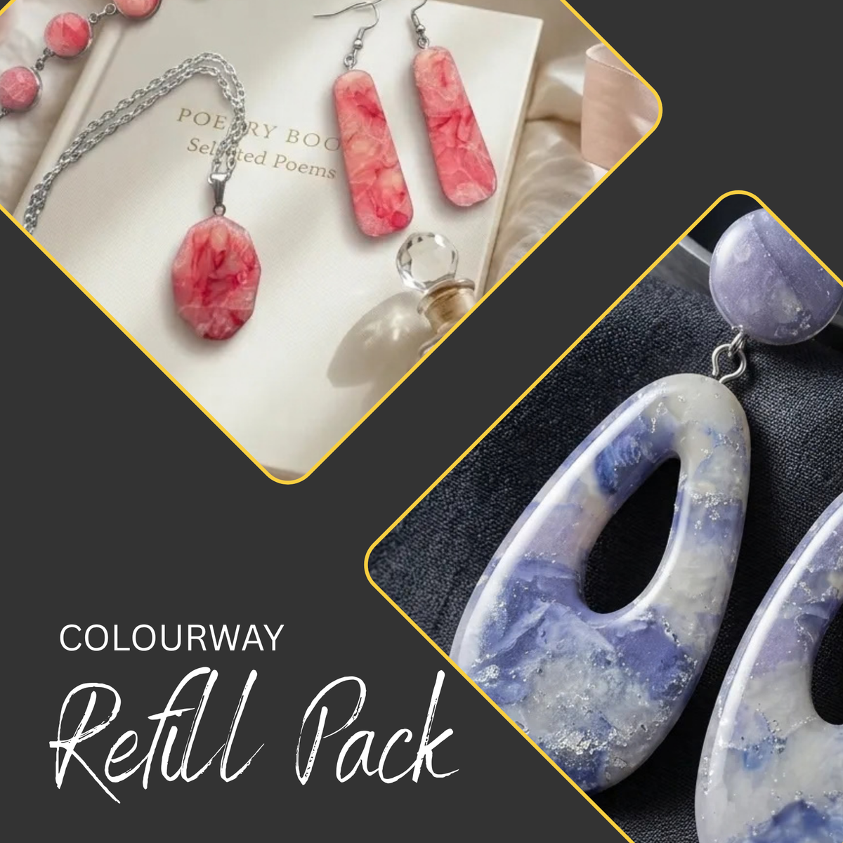 Rose Quartz & Amethyst Clay & Colourway Refill Pack