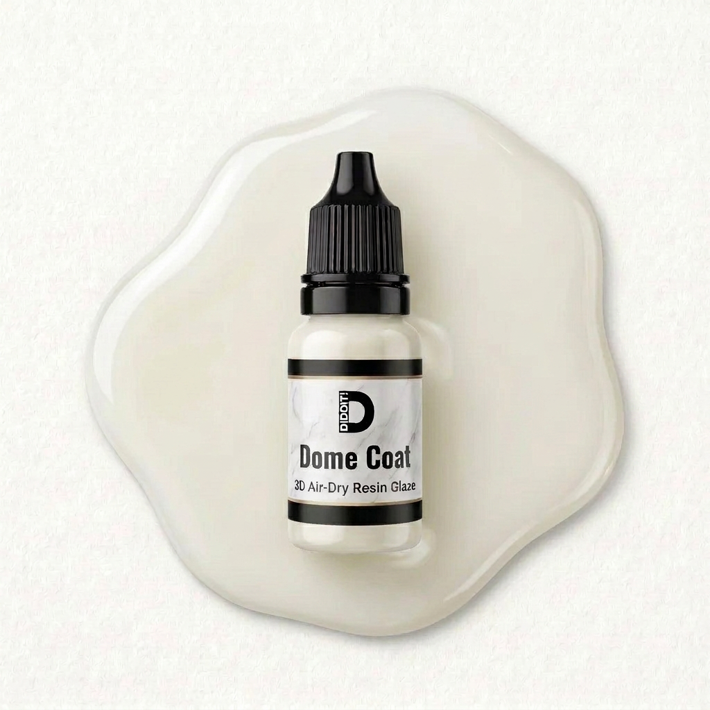 DomeCoat™ 3D Air-Dry Resin Glaze by Diddit!