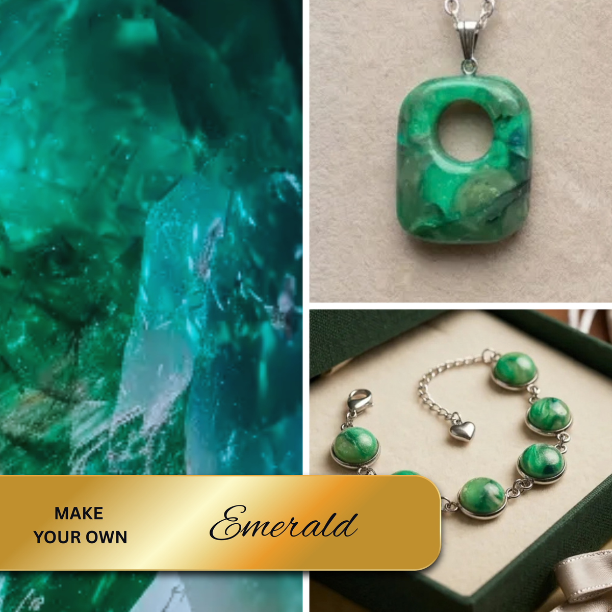 Emerald Jewellery Making Experience Kit