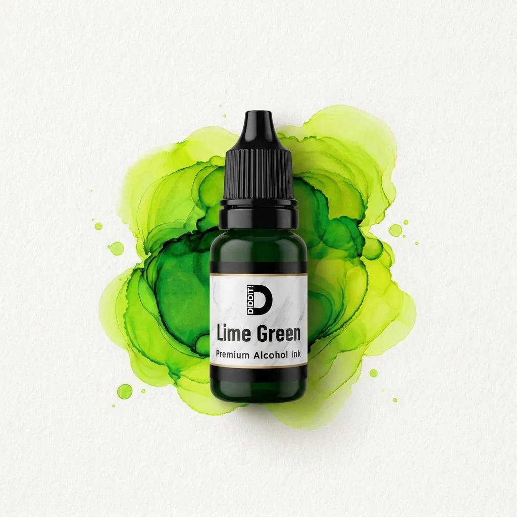 Diddit! Lime Green Alcohol Ink