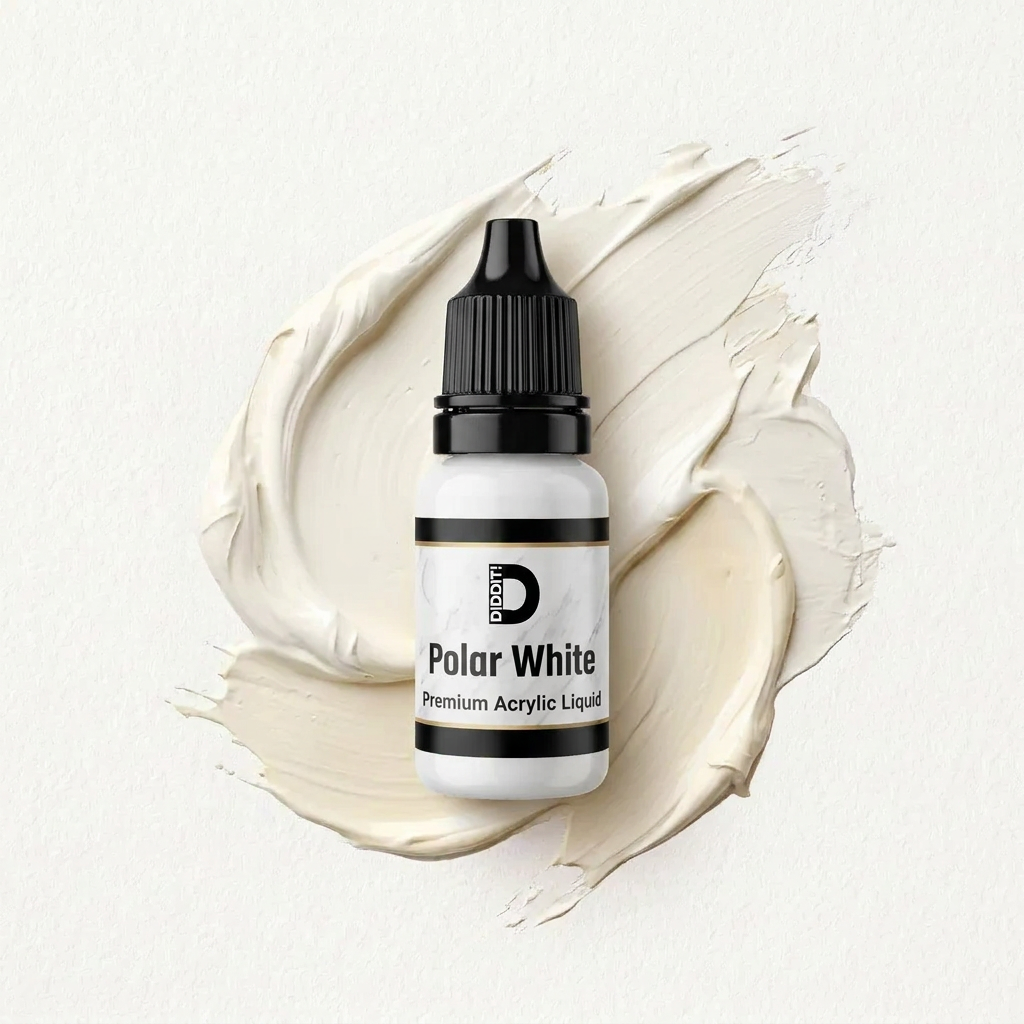 Diddit! Polar White Premium Acrylic Liquid